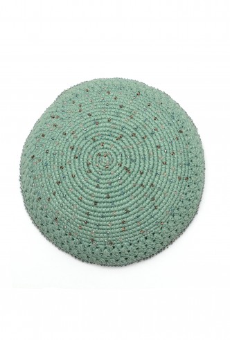 Beaded Dots Yarmulke Beaded Dots Yarmulke